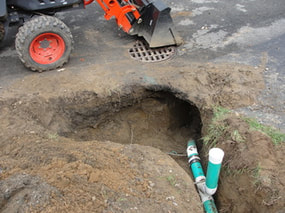 storm, drain, water, underground, pipe, drainage, waterproofing, drainage, system, installation, solution, problem, repair, fix, picture, clifton park, halfmoon, rexford, ny, 