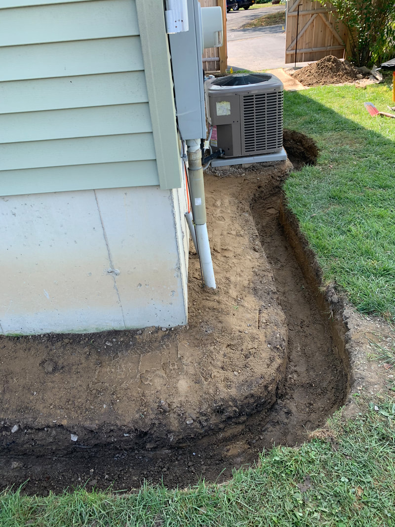 Drainage ideas to help fix water problems outside a house and in the yard. How to install underground drainage system picture. Drainage solutions for your home. DIY landscaping, plumbing, and exterior basement waterproofing. 
