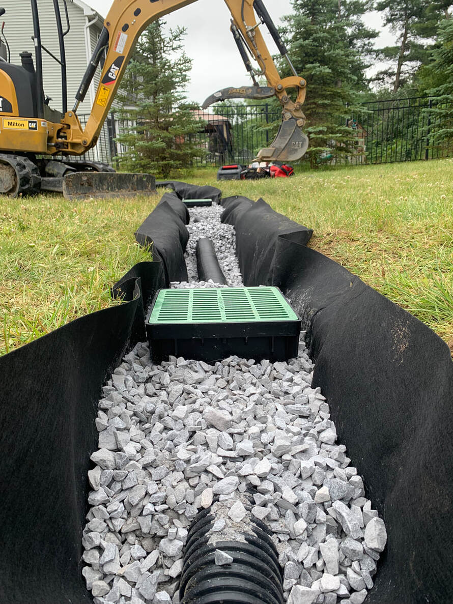 How to Install French drain, DIY, Drainage, Yard, Water, Solutions, Landscaping, Drains,  Plumbing,  Ideas,  French Drain Idea,  DIY French drain,  How to make French drain, 